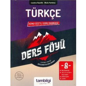 8. Sınıf Türkçe Konu Özetli Soru Bankası