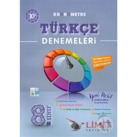 8 Sınıf Türkçe Kronometre 12Li Denemeleri Limit Yayınları