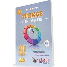 8 Sınıf Türkçe Kronometre 12Li Denemeleri Limit Yayınları