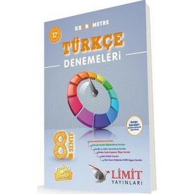 8 Sınıf Türkçe Kronometre 12Li Denemeleri Limit Yayınları