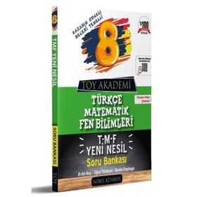 8. Sınıf Türkçe Matematik Fen Soru Bankası-Toy Akademi Yayınları
