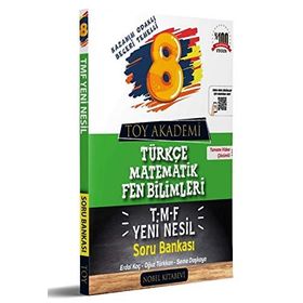 8. Sınıf Türkçe Matematik Fen Soru Bankası-Toy Akademi Yayınları