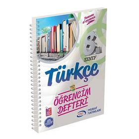 8. Sınıf Türkçe Öğrencim Defteri Murat Yayınları