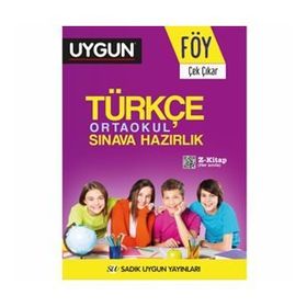 8. Sınıf Türkçe Ortaokul Sınavına Hazırlık Föy-Sadık Uygun Yayınları