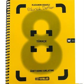 8. Sınıf Türkçe Özet Konu Anlatımlı Etkinlik Kitabı - Hız Yayınları