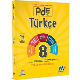 8. Sınıf Türkçe Planlı Ders Föyü Martı Okul Yayınları