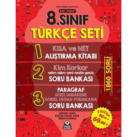 8. Sınıf Türkçe Seti Soru Bankası-Örnek Akademi Yayınları