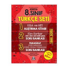 8. Sınıf Türkçe Seti Soru Bankası-Örnek Akademi Yayınları