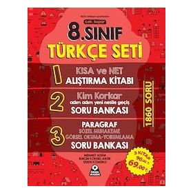 8. Sınıf Türkçe Seti Soru Bankası-Örnek Akademi Yayınları