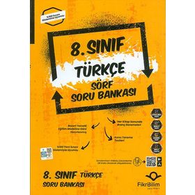 8. Sınıf Türkçe Sörf Soru Bankası-FikriBilim Yayınları