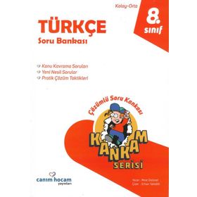 8. Sınıf Türkçe Soru Bankası Canım Hocam Yayınları