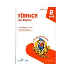 8. Sınıf Türkçe Soru Bankası Canım Hocam Yayınları
