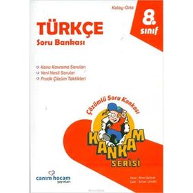 8. Sınıf Türkçe Soru Bankası Canım Hocam Yayınları