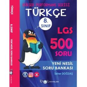 8. Sınıf Türkçe Soru Bankası-İdol Yayınları
