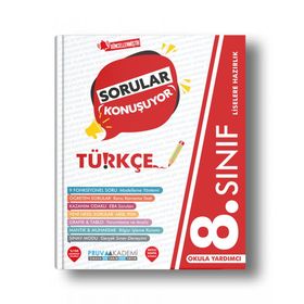 8 Sınıf Türkçe Soru Bankası Pruva Akademi Yayınları