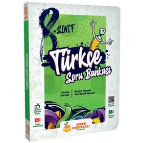 8. Sınıf Türkçe Soru Bankası - Şeker Portakalı Yayınları