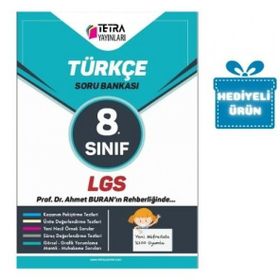 8 Sınıf Türkçe Soru Bankası - Tetra Yayınları