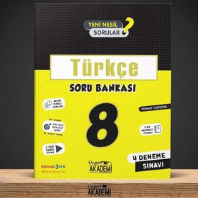 8. Sınıf Türkçe Soru Bankası-Üçgen Akademi Yayınları