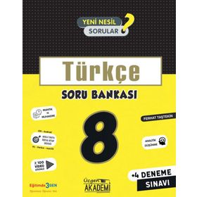 8. Sınıf Türkçe Soru Bankası-Üçgen Akademi Yayınları
