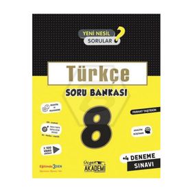 8. Sınıf Türkçe Soru Bankası-Üçgen Akademi Yayınları