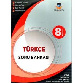 8. Sınıf Türkçe Soru Bankası Zeka Küpü Yayınları