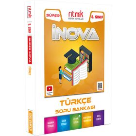 8. Sınıf Türkçe Süper İnova Soru Bankası-Ritmik Eğitim Yayınları