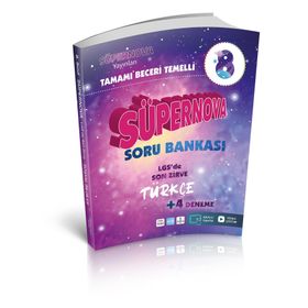 8. Sınıf Türkçe Süpernova Soru Bankası-Artı Zeka Yayınları