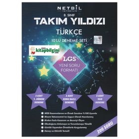 8. Sınıf Türkçe Takım Yıldızı 10 Deneme Seti - Netbil Yayıncılık