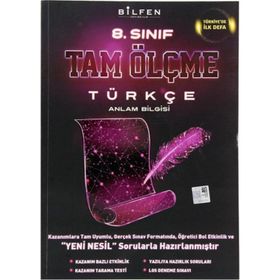 8. Sınıf Türkçe Tam Ölçme - Bilfen Yayınları
