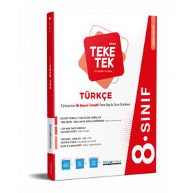 8.Sınıf Türkçe Teke Tek Soru Bankası-Pruva Akademi