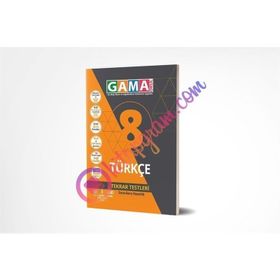 8.Sınıf Türkçe Tekrar Testleri Gama Okul Yayınları