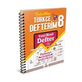 8. Sınıf Türkçe Türkçemino Defterim - Arı Yayınları