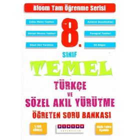 8.Sınıf Türkçe Ve Sözel Akıl Yürütme Soru Bankası Platon Yayıncılık