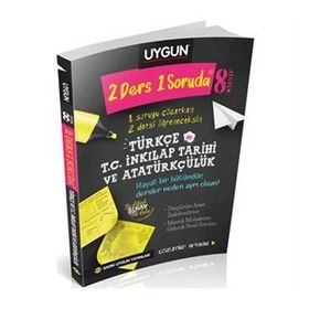 8. Sınıf Türkçe ve T.C. İnkılap Tarihi ve Atatürkçülük 2 Ders 1 Soruda-Sadık Uygun Yayınları