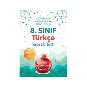 8. Sınıf Türkçe Yaprak Test - Nartest Yayınları