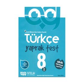 8. Sınıf Türkçe Yaprak Test Nitelik Yayınları