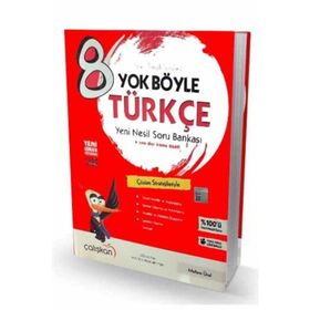 8. Sınıf Türkçe Yok Böyle Soru Bankası Çalışkan Yayınları
