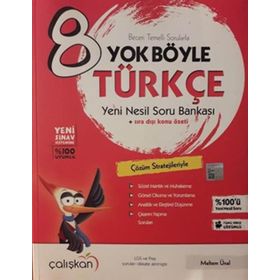 8. Sınıf Türkçe Yok Böyle Soru Bankası Çalışkan Yayınları