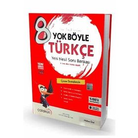 8. Sınıf Türkçe Yok Böyle Soru Bankası Çalışkan Yayınları