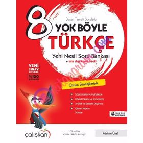 8. Sınıf Türkçe Yok Böyle Soru Bankası Çalışkan Yayınları