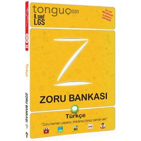 8.Sınıf Türkçe Zoru Bankası Tonguç Akedemi Yayınları