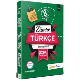 8. Sınıf Türkçe Zümre Soru Bankası Hiper Zeka Yayınları