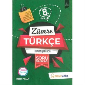 8. Sınıf Türkçe Zümre Soru Bankası Hiper Zeka Yayınları