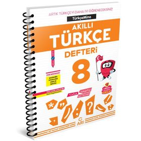 8.Sınıf Türkçemino Akıllı Türkçe Defteri Arı Yayıncılık