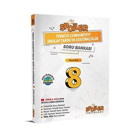 8. Sınıf Türkiye Cumhuriyeti İnkılap Tarihi ve Atatürkçülük Soru Bankası-Spoiler Yayınları