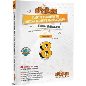 8. Sınıf Türkiye Cumhuriyeti İnkılap Tarihi ve Atatürkçülük Soru Bankası-Spoiler Yayınları