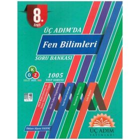 8.sınıf Üç Adım'da Fen Bilimleri Soru Bankası-Üç Adım Yayınları