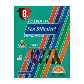 8.sınıf Üç Adım'da Fen Bilimleri Soru Bankası-Üç Adım Yayınları