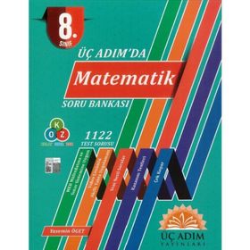 8. Sınıf Üç Adım'da Matematik Soru Bankası-Üç Adım Yayınları