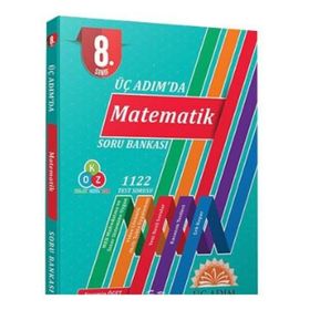 8. Sınıf Üç Adım'da Matematik Soru Bankası-Üç Adım Yayınları
